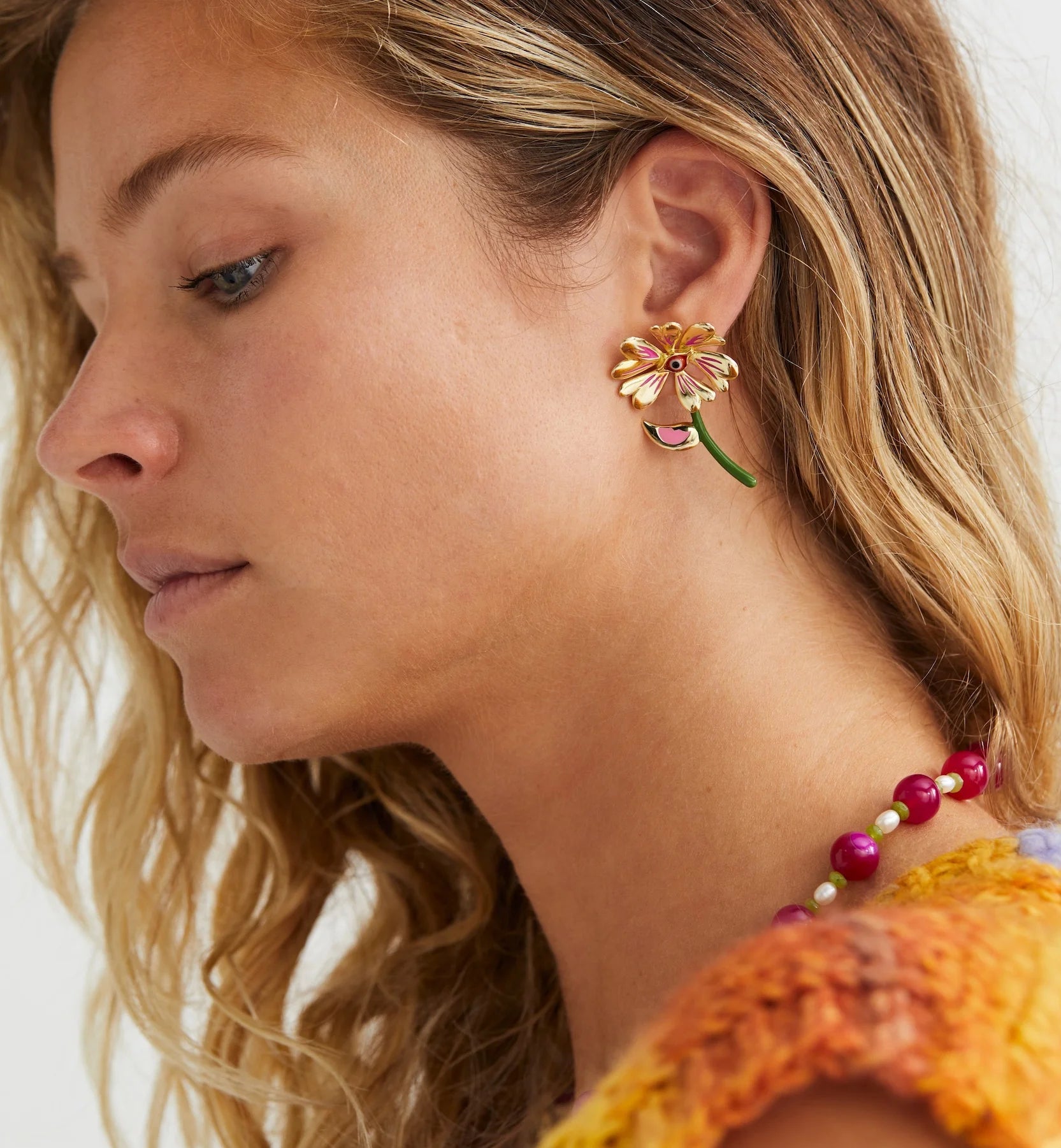 Single Belladonna Stud Earring - Babs The Label