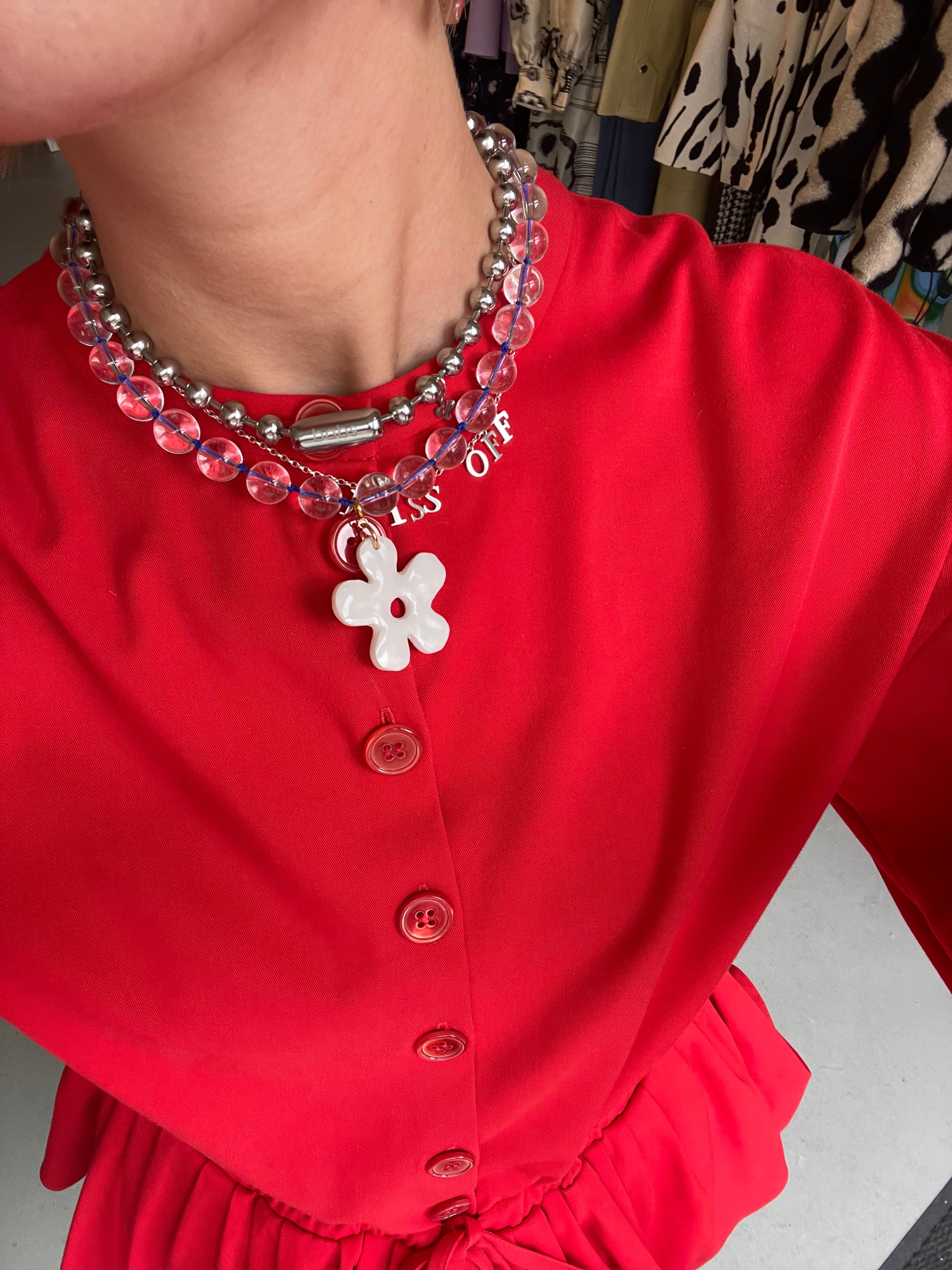 Bubblegum Necklace Blue - Babs The Label