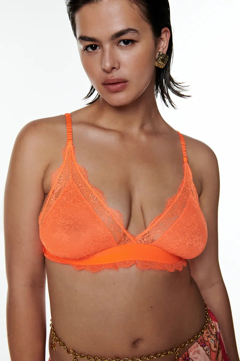 Love Lacy Bralette orange - Babs The Label