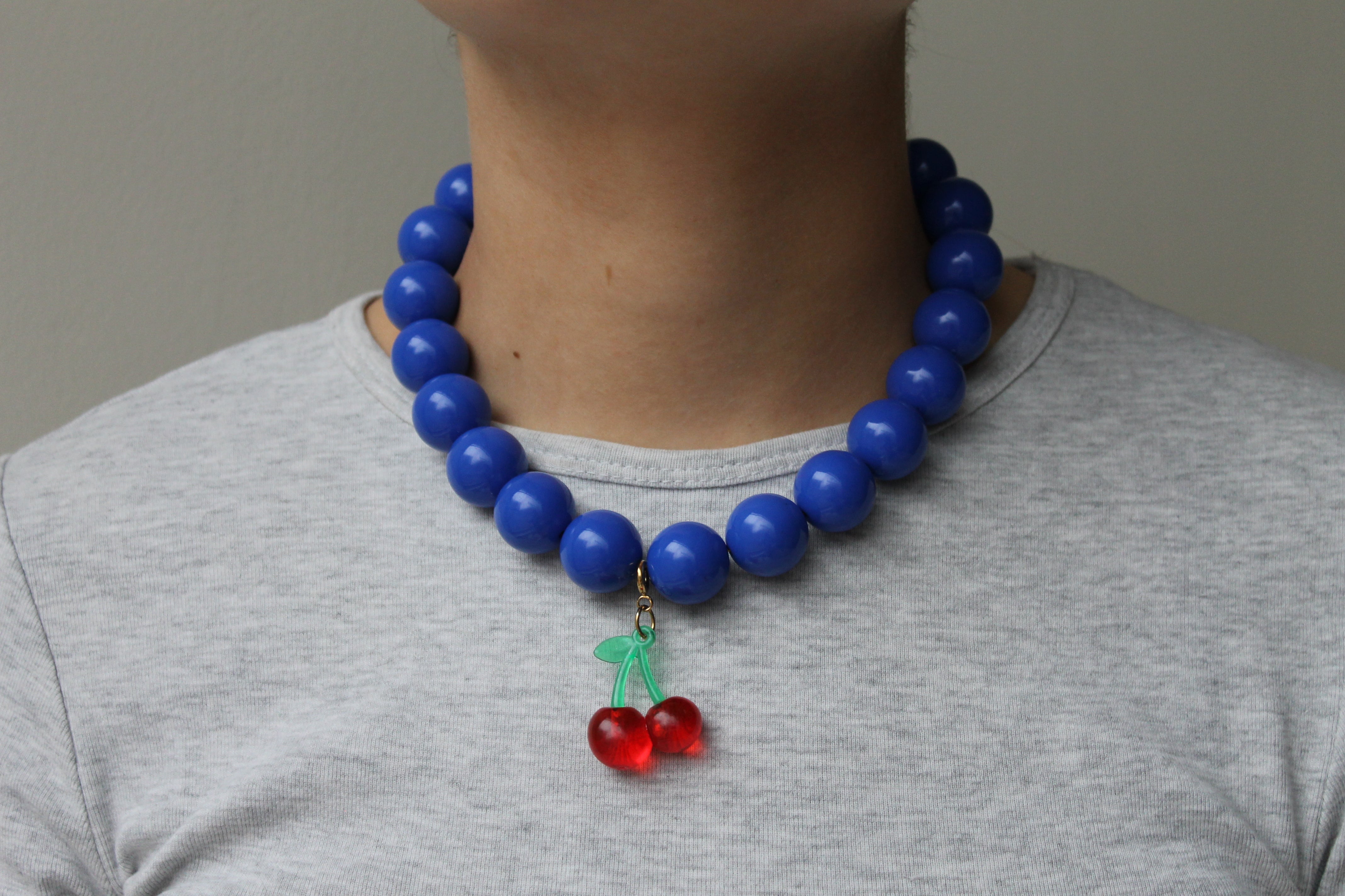 Royal Blue Necklace - Babs The Label