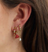 Single Heart Beat Ring Earring - Babs The Label