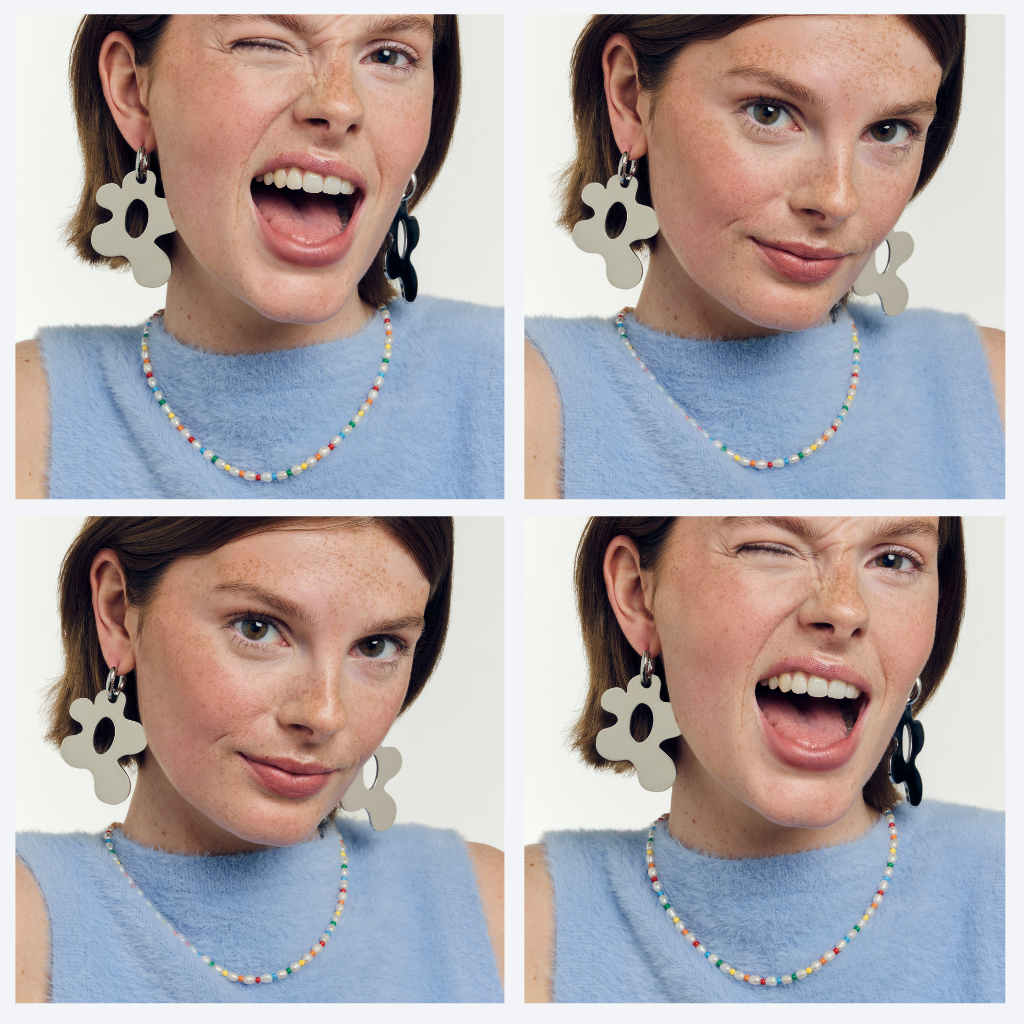 Wild Bloom Earrings Silver - Babs The Label