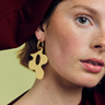 Wild Bloom Earrings Gold - Babs The Label