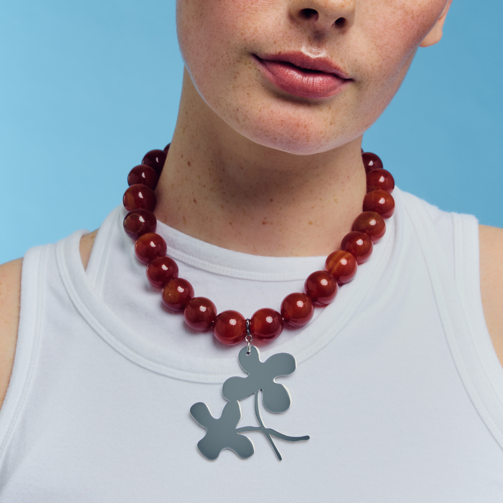 Burgundy Bliss Necklace - Babs The Label