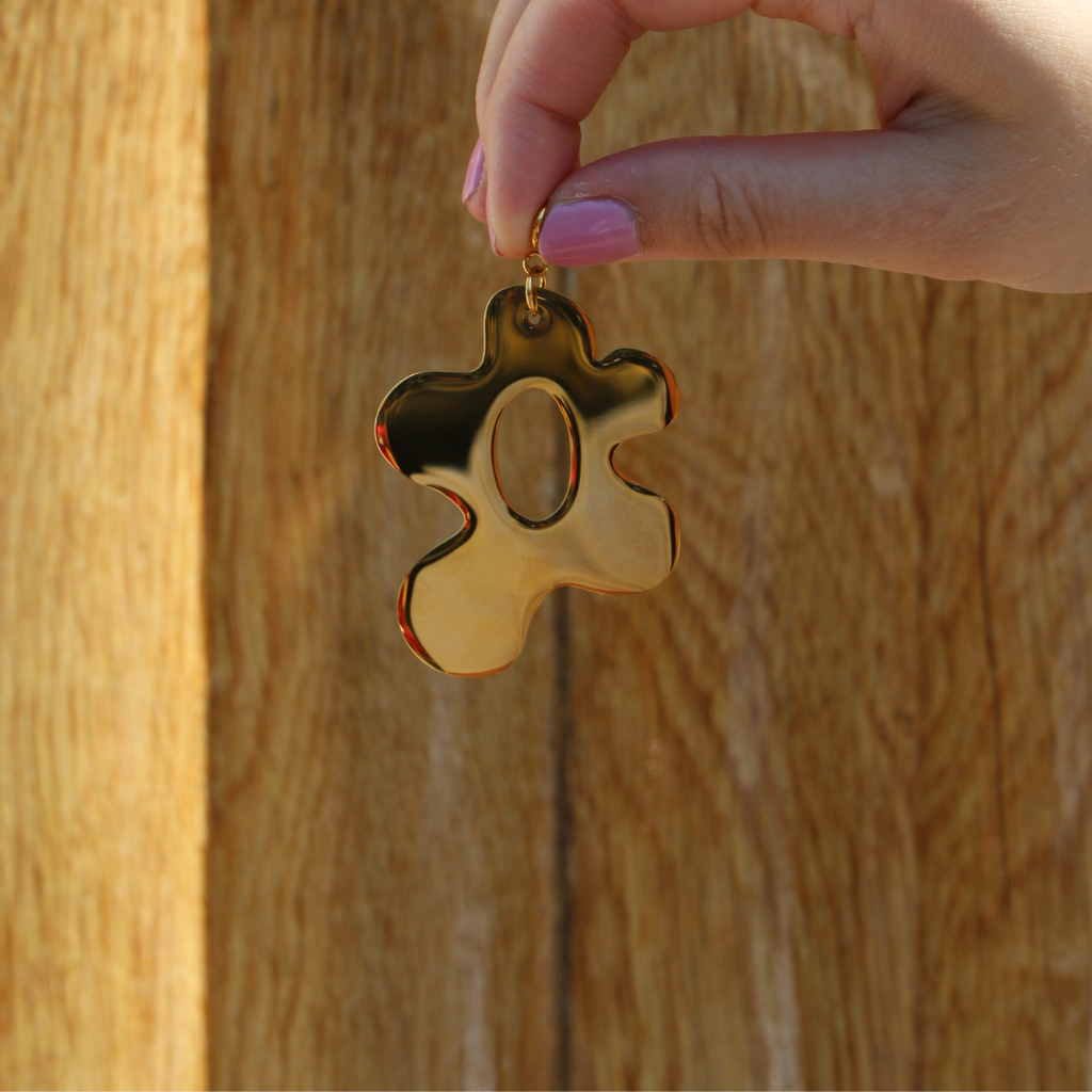 Wild Bloom Pendant Gold - Babs The Label