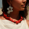 Wild Bloom Earrings Silver - Babs The Label