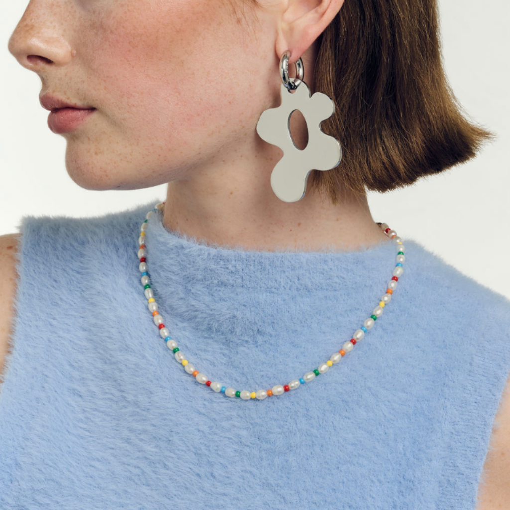 Primary Pearl Necklace - Babs The Label