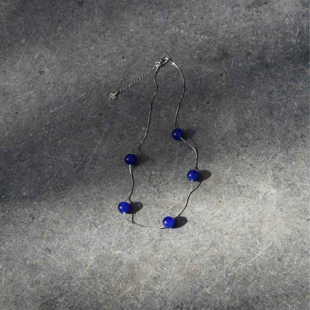 Blue Dot Necklace - Babs The Label