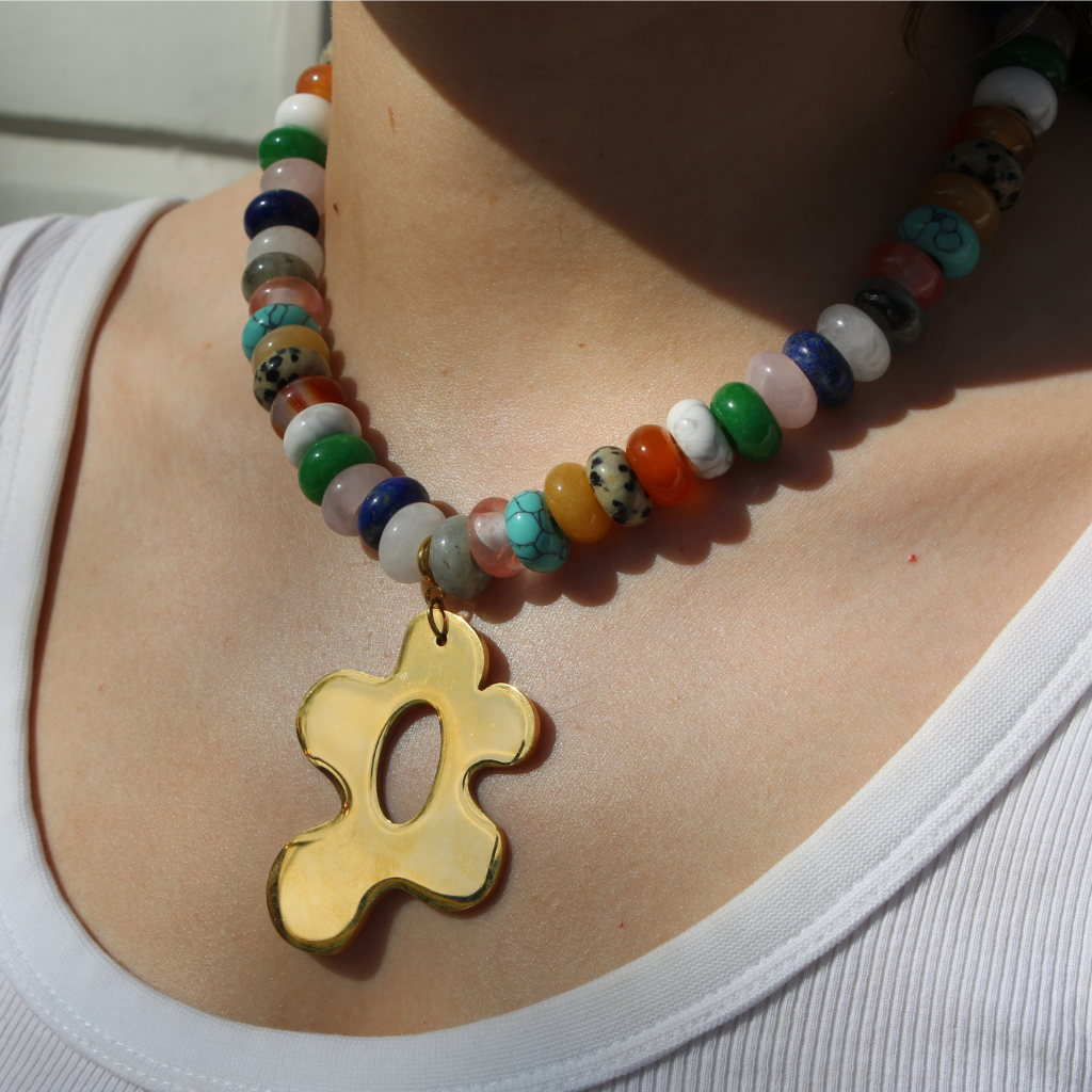 Natural Stone Necklace - Babs The Label