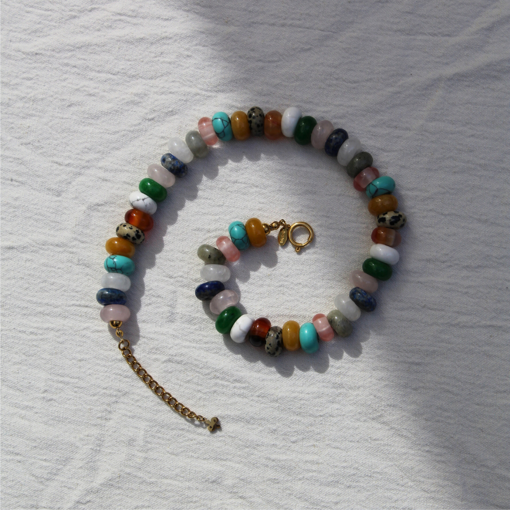 Natural Stone Necklace - Babs The Label