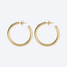 Slender Hoops Gold-Plated - Babs The Label