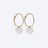Souvenir Hoops Earring Gold-Plated Sterling Silver. - Babs The Label