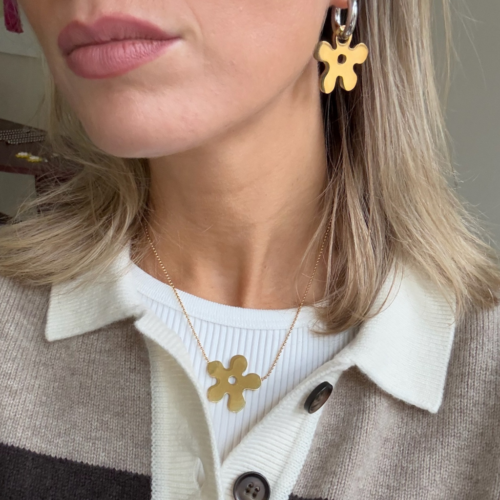 The Golden Sunflower Earrings - Babs The Label