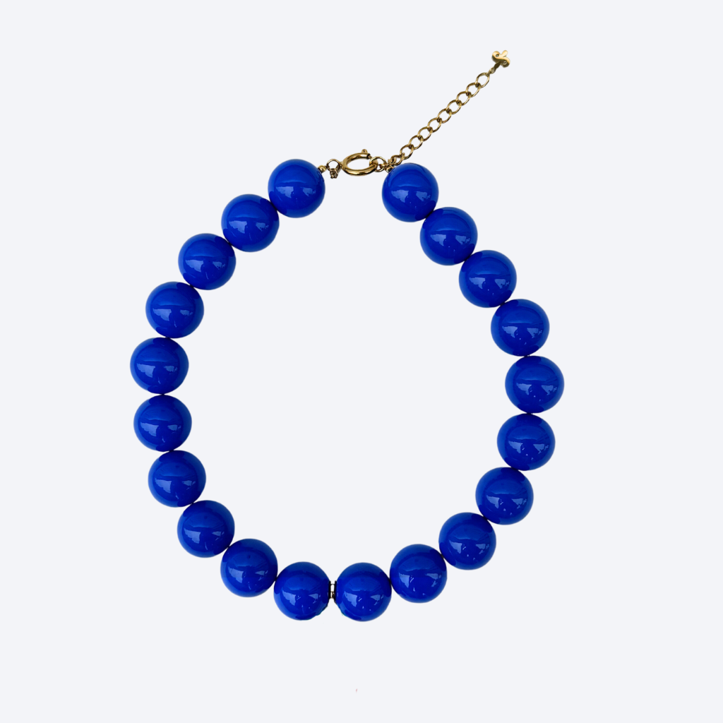 Royal Blue Necklace - Babs The Label