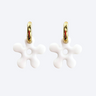 The Sunflower Earrings White - Babs The Label
