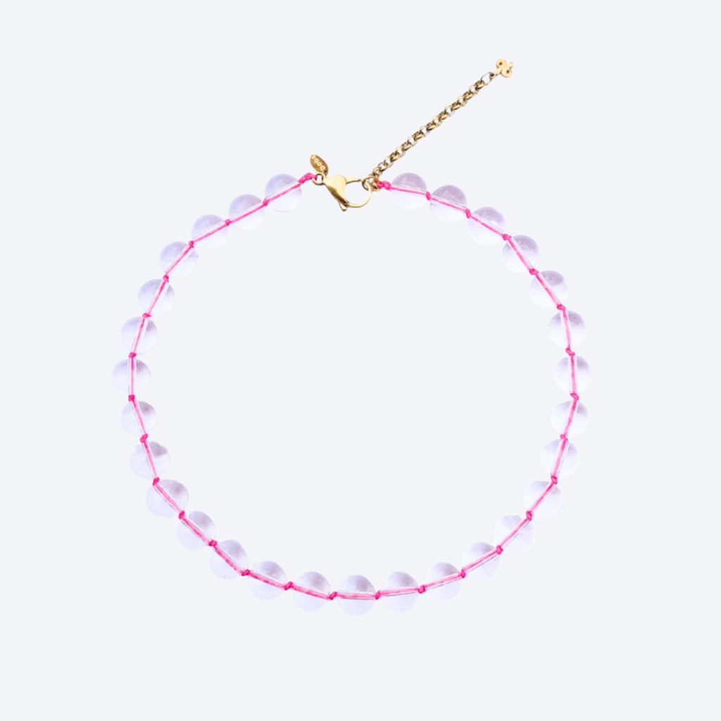 Bubblegum Necklace Pink - Babs The Label