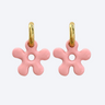 The Sunflower Earrings Pink - Babs The Label