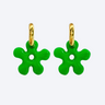 The Sunflower Earrings Green - Babs The Label
