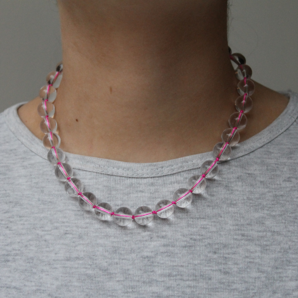 Bubblegum Necklace Pink - Babs The Label