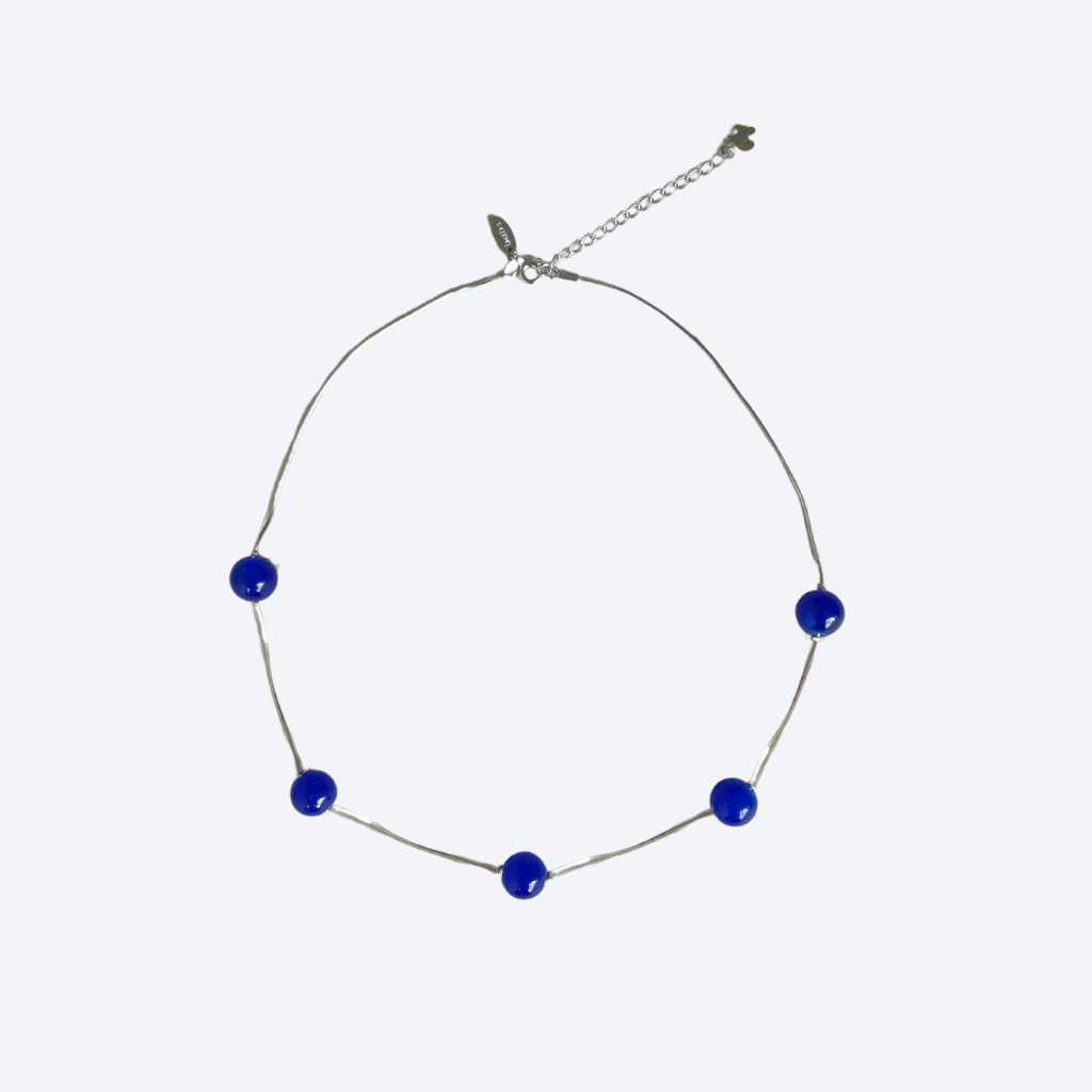 Blue Dot Necklace - Babs The Label