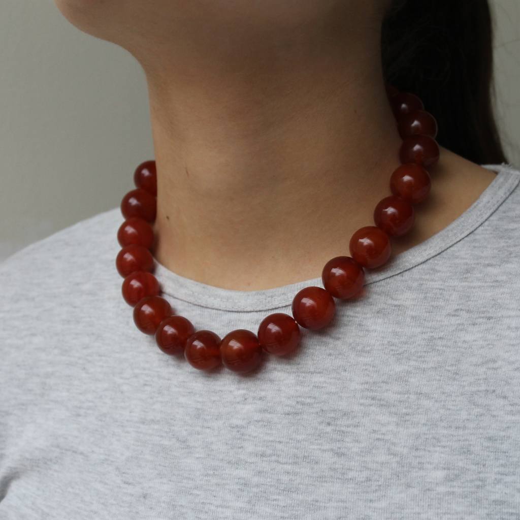 Burgundy Bliss Necklace - Babs The Label