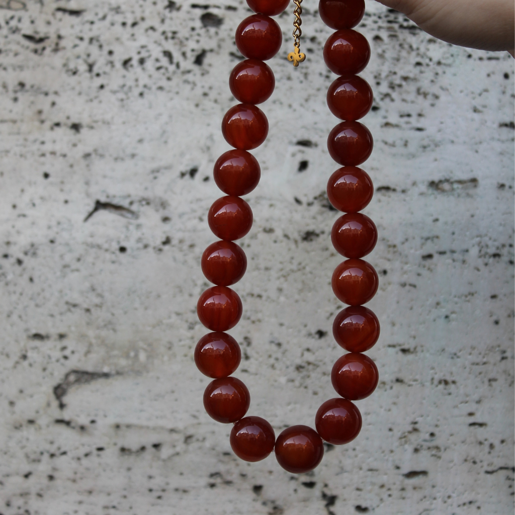 Burgundy Bliss Necklace - Babs The Label