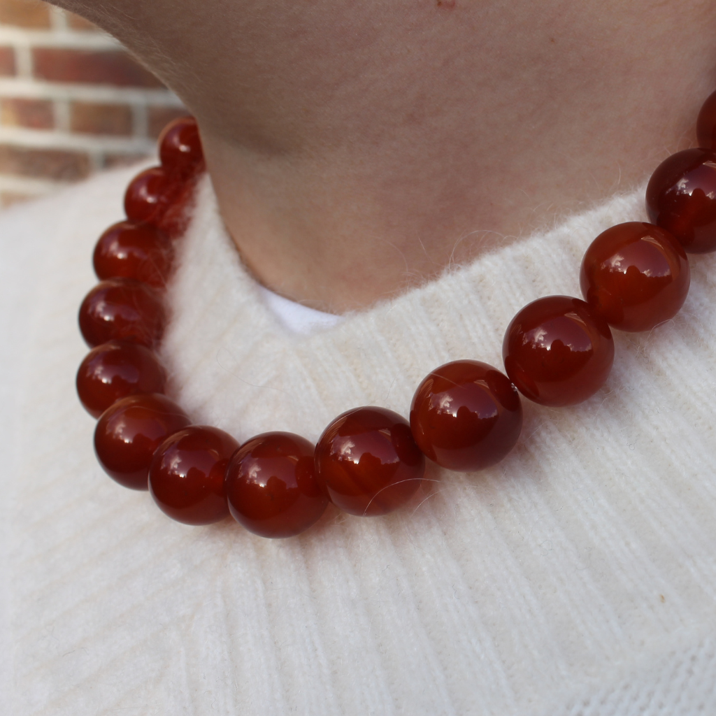 Burgundy Bliss Necklace - Babs The Label