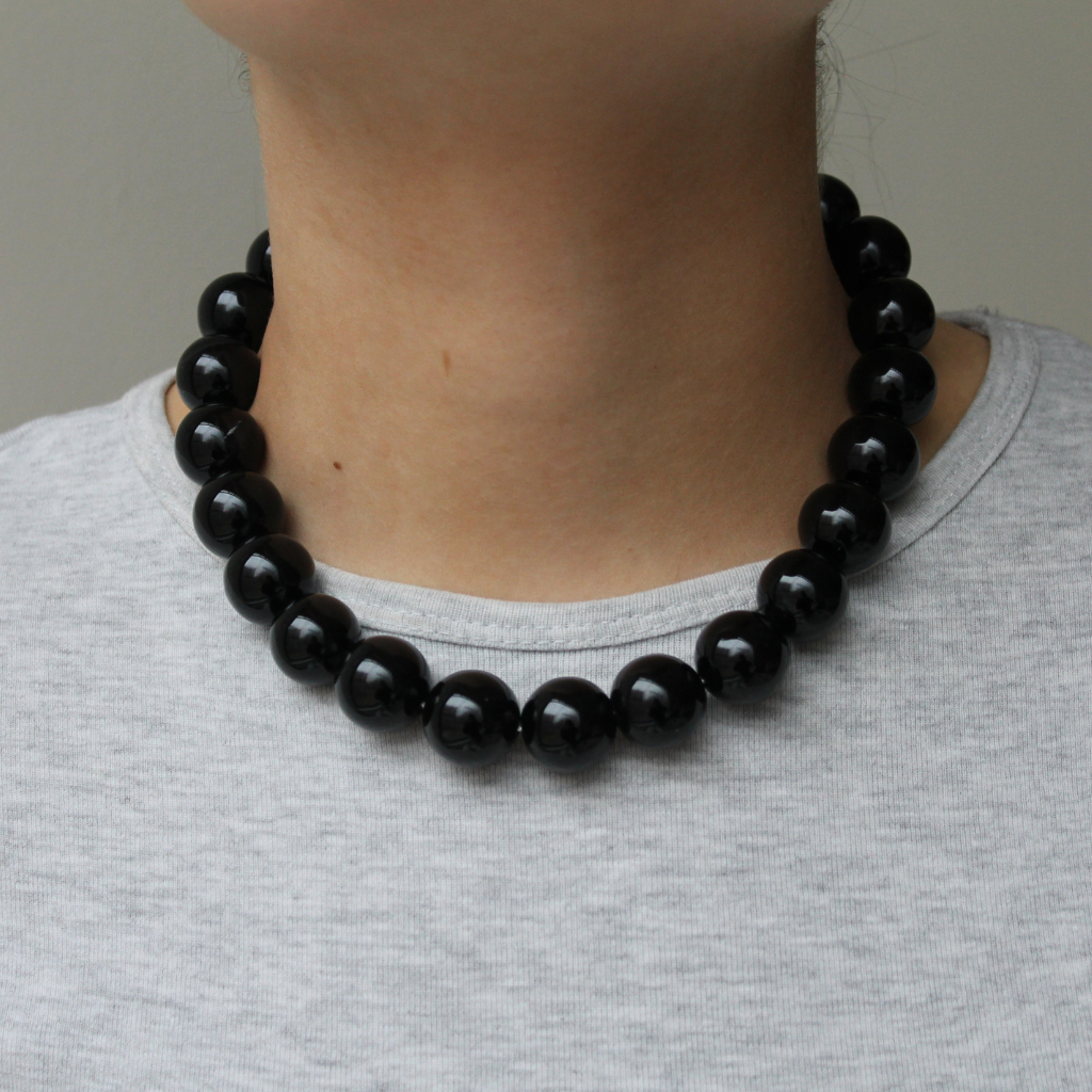 Midnight Black Necklace - Babs The Label