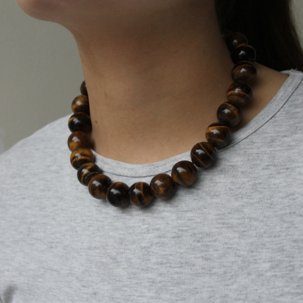 Tiger Eye Necklace - Babs The Label