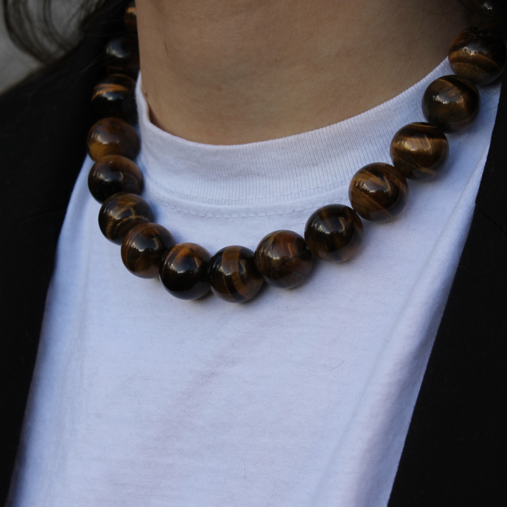 Tiger Eye Necklace - Babs The Label
