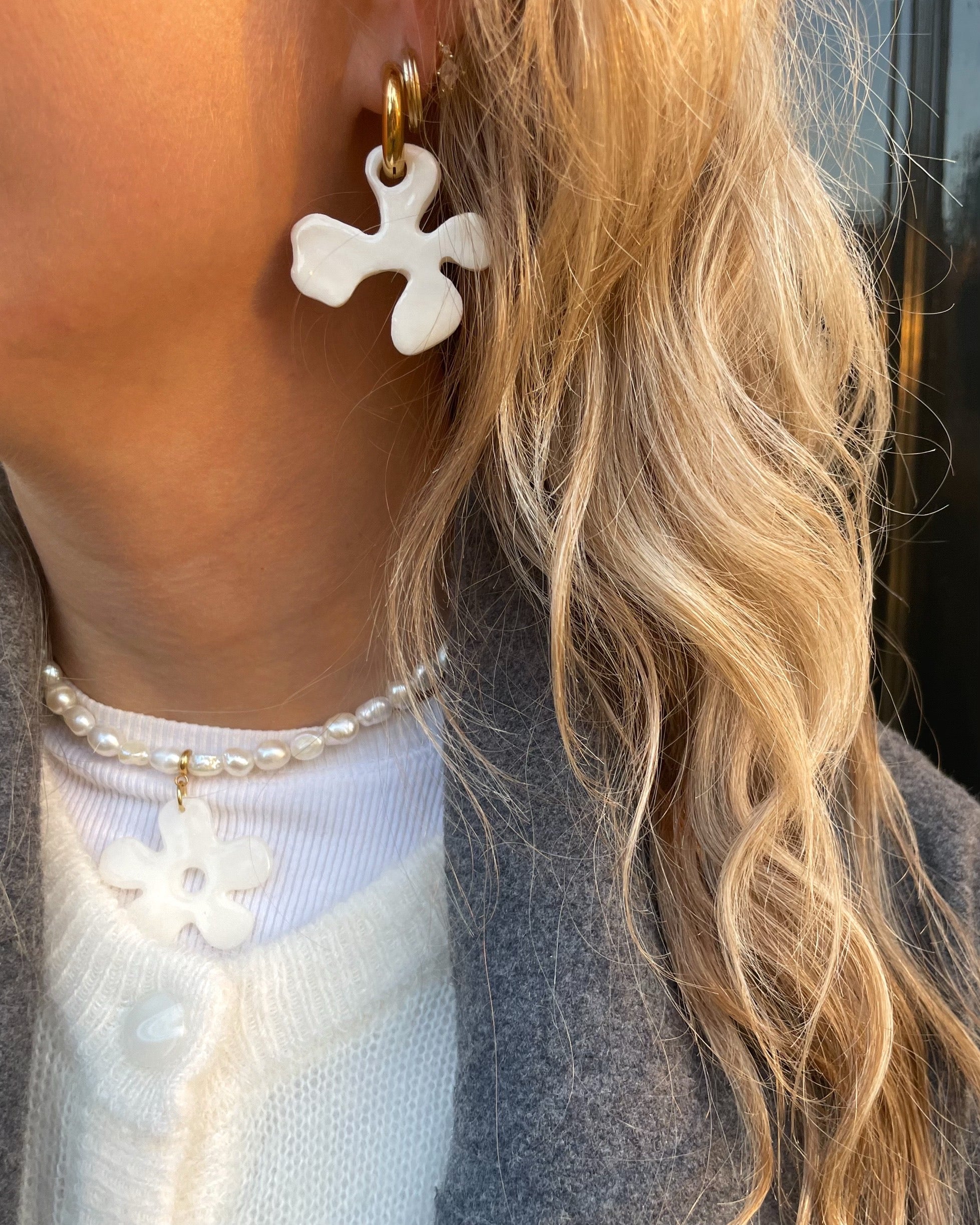 The Frozen Tulip Earrings - Babs The Label