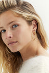 Small Organic Hoop Earrings - Babs The Label