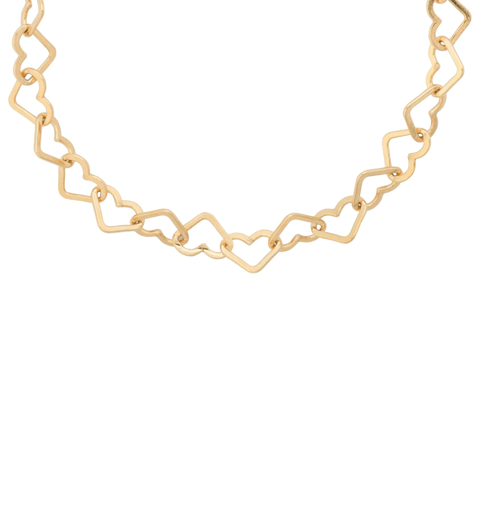Linked Hearts Bracelet Goldplated - Babs The Label
