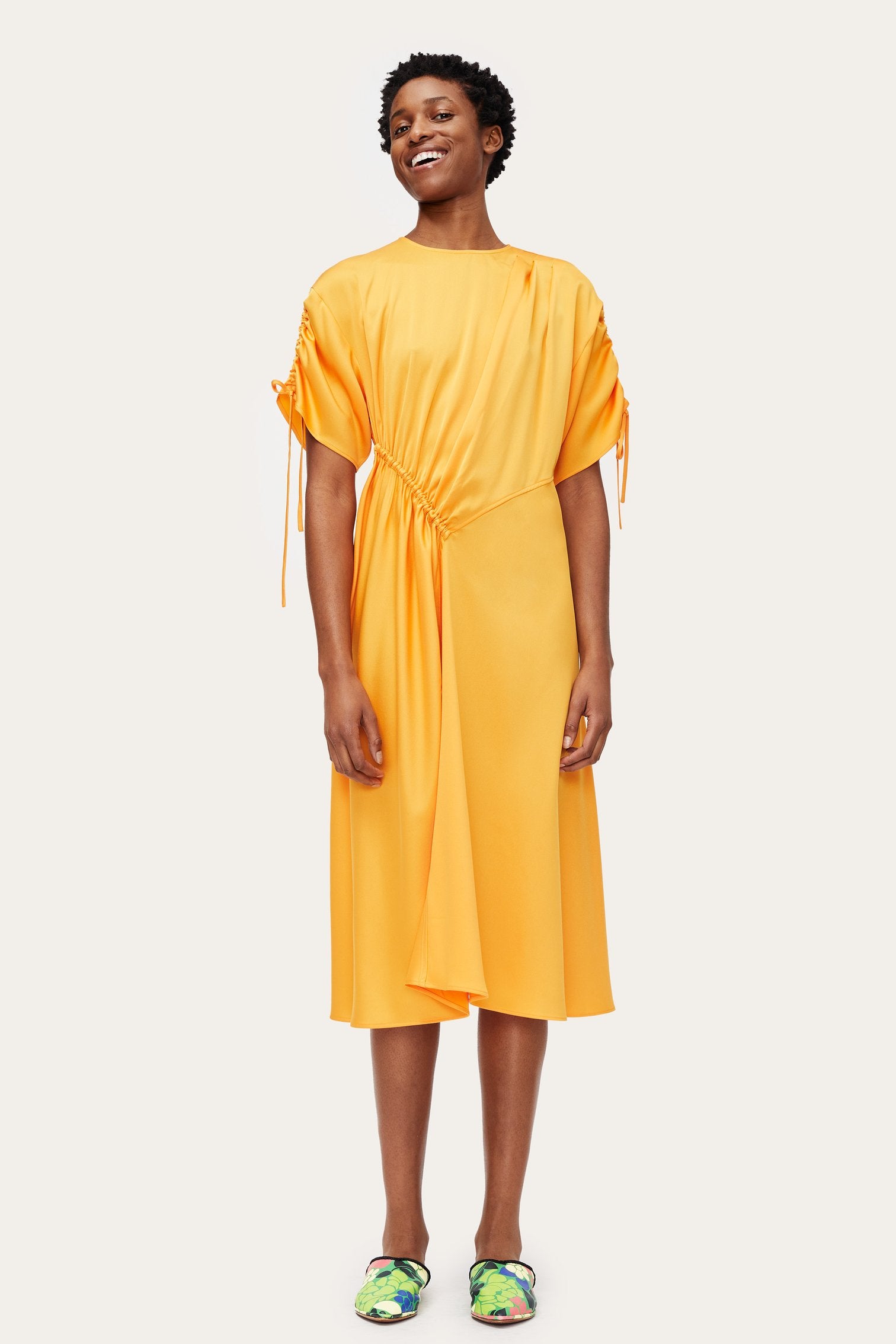 Stine Goya maxi dress Davina Orange Equal dress Babs The Label