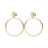 Impression Hoops Gold-Plated Sterling Silver. - Babs The Label